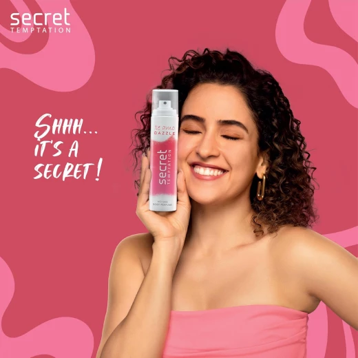 بخاخ معطر للجسم سيكريت تيمتيشن تي آمو سباركل للنساء 120 مل عطر منعش يدوم طويلاً للمناسبات - سيكريت تمبتيشن - Image 3