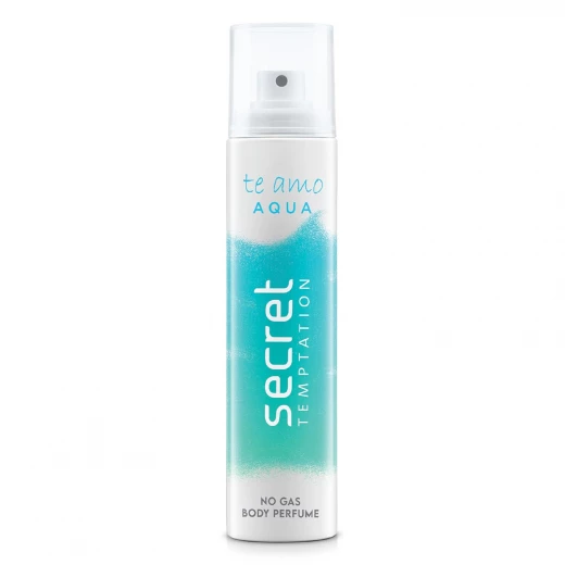 سبراي معطر للجسم Secret Temptation Te Amo Aqua للنساء 120 مل عطر منعش يدوم طوال اليوم سبراي معطر للجسم Secret Temptation Te Amo Aqua للنساء 120 مل عطر منعش يدوم طوال اليوم