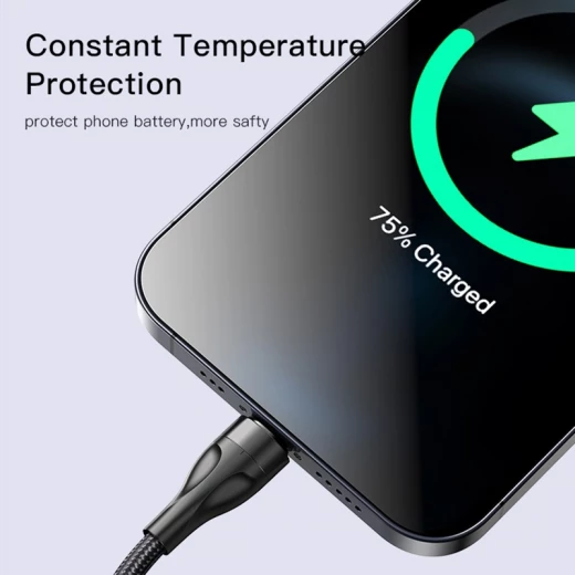 من يسيدو– كابل 3 في 1 – مايكرو USB / لايتنينج / USB-C / أسود (CA60) - يسيدو - Image 3
