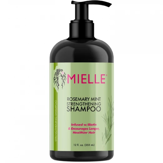 Mielle Organics Rosemary & Mint Strengthening Shampoo Strengthening Shampoo Infused with Biotin, Cleanses and Helps Strengthen Weak and Brittle Hair355ml Mielle Organics Rosemary & Mint Strengthening Shampoo Strengthening Shampoo Infused with Biotin, Cleanses and Helps Strengthen Weak and Brittle Hair355ml