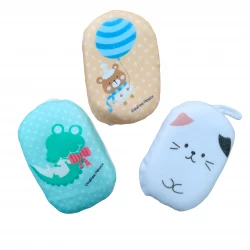 Baby Body Cotton Bath Sponge Bear,, 1 Pack, Assorted Color