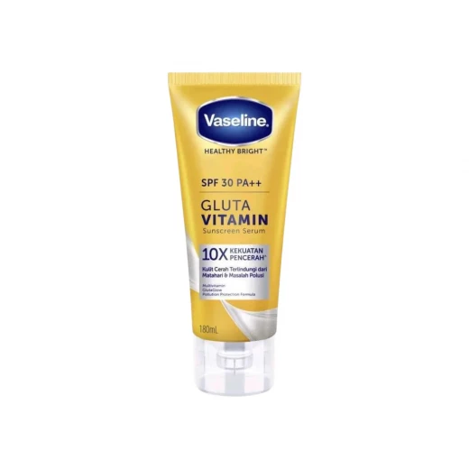 سيروم هيلثي برايت جلوتا فيتامين SPF 30 PA++ للوقاية من الشمس 180 مل من فازلين سيروم هيلثي برايت جلوتا فيتامين SPF 30 PA++ للوقاية من الشمس 180 مل من فازلين