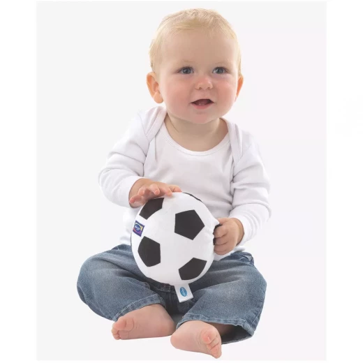 كرة قدم ناعمة باللونين الأبيض والأسود من بلاي جرو - بلاي جرو - Image 2