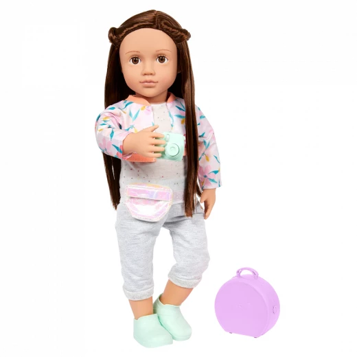 دمية ريس بوزابل المسافره وكتاب قصصي  46 سم من أور جنريشن - أور جيناريشن - Image 8