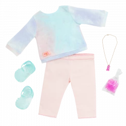 Our Generation – Fashion Outfit – Gummy Bear Charm Necklace – 18-inch Doll Clothes – Pretend Play – Toys For Kids Ages 3 & Up –