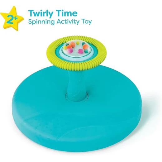B. toys play Spinning Activity Colorful Bead Popper, Easy-Grip Handle, Active Play For Toddlers, 2 Years +,Twirly Time - B. toys - Image 3