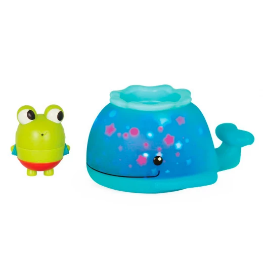 B.toys Bath whale with frog with light and temperature sensor for water 0-12 months. - B. toys - Image 4