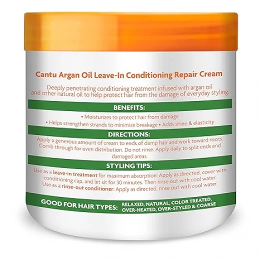 Cantu Argan Oil Leave in Cond 3 in1 multi 453g 5175 - Cantu - Image 2