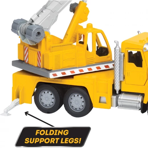 Driven Micro Crane Truck Toy Crane Truck with Lights, Sounds and Movable Parts for Kids Age 3+ - Driven - Image 8