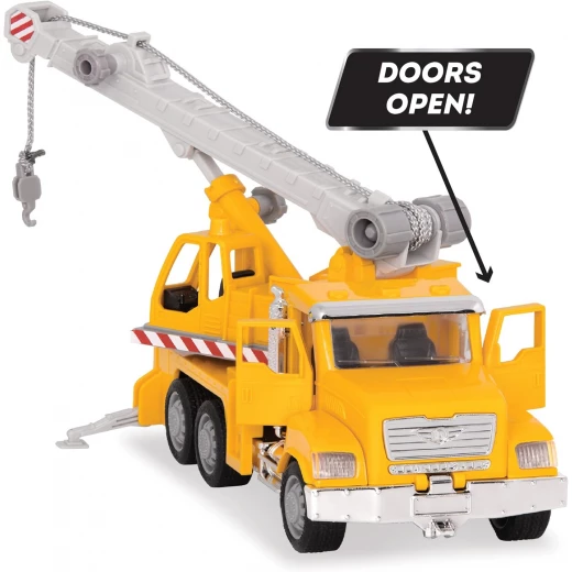 Driven Micro Crane Truck Toy Crane Truck with Lights, Sounds and Movable Parts for Kids Age 3+ - Driven - Image 6