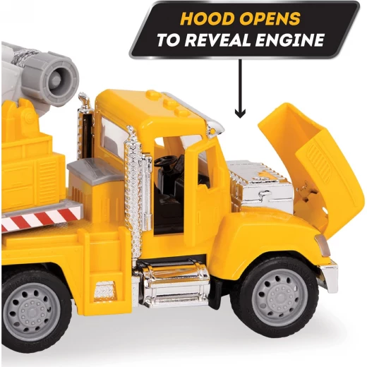 Driven Micro Crane Truck Toy Crane Truck with Lights, Sounds and Movable Parts for Kids Age 3+ - Driven - Image 5