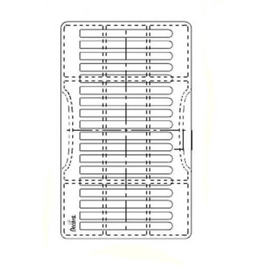 قالب شوكولاتة ديكورا 200x120x22 مم - ديكورا - Image 2