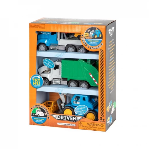 Driven Micro Worker Vehicle Set (3 Pieces) Driven Micro Worker Vehicle Set (3 Pieces)