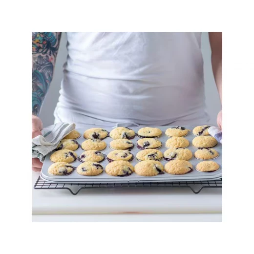 قالب مافن صغير من ديكورا بسعة 24 تجويف، 38.5 × 26 × 2 سم - ديكورا - Image 2