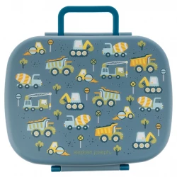 Stephen Joseph Bento Box with Removable Tray Construction Design 2+ Years