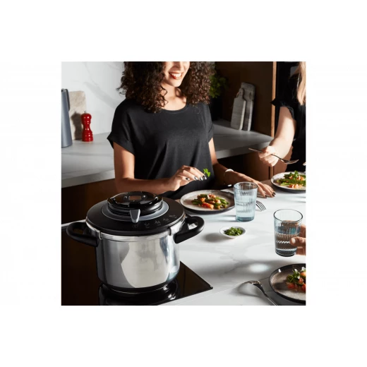 طباخ الضغط Clipso+CHEF 6 لتر  ستانلس ستيل/أسود من تيفال - تيفال - Image 12