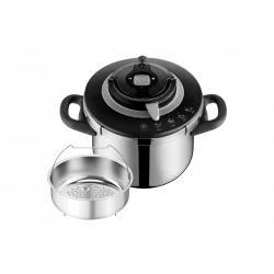 Tefal Clipso + Chef Pressure Cooker 6L Stainless Steel/Black