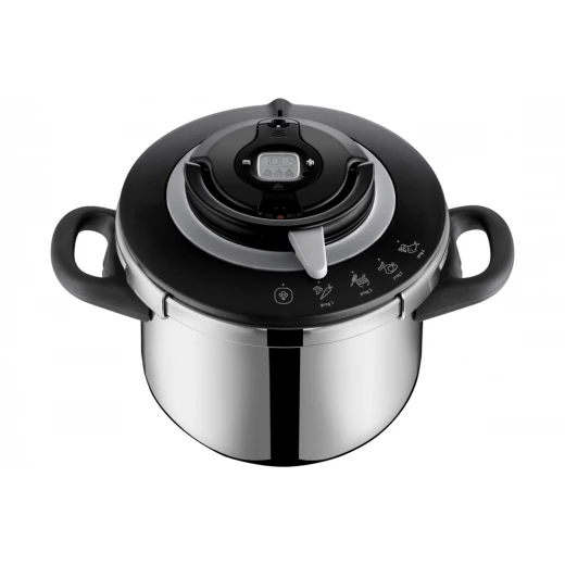 طباخ الضغط Clipso+CHEF 6 لتر  ستانلس ستيل/أسود من تيفال - تيفال - Image 2