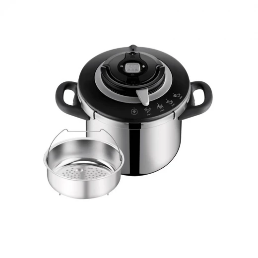 Tefal Clipso + Chef Pressure Cooker 8L Stainless Steel/Black Tefal Clipso + Chef Pressure Cooker 8L Stainless Steel/Black