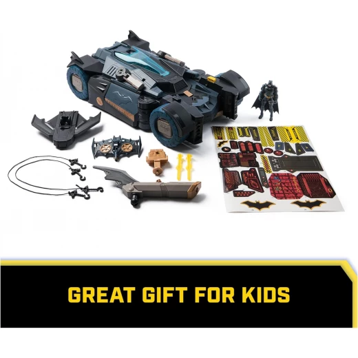 Spin Master Batman Ultimate Transforming Batmobile Playset 2 in1 Playset with Exclusive Figure, Glider, Lights & Sounds for Kids Aged 4+ - Spin Master - Image 14