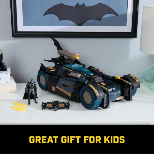 Spin Master Batman Ultimate Transforming Batmobile Playset 2 in1 Playset with Exclusive Figure, Glider, Lights & Sounds for Kids Aged 4+ - Spin Master - Image 17