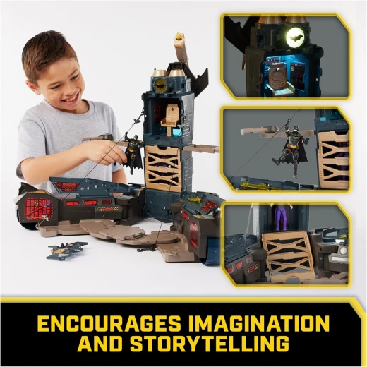 Spin Master Batman Ultimate Transforming Batmobile Playset 2 in1 Playset with Exclusive Figure, Glider, Lights & Sounds for Kids Aged 4+ - Spin Master - Image 16