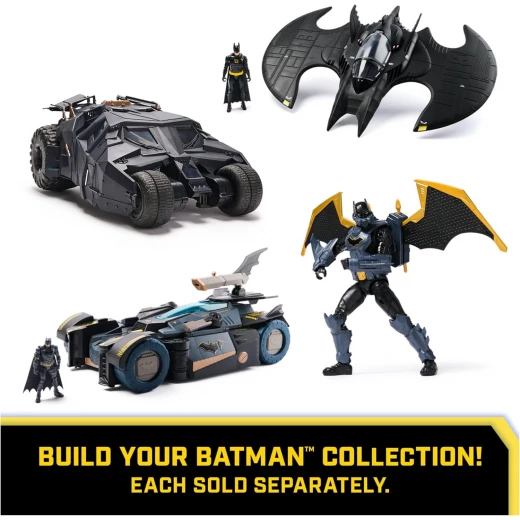 Spin Master Batman Ultimate Transforming Batmobile Playset 2 in1 Playset with Exclusive Figure, Glider, Lights & Sounds for Kids Aged 4+ - Spin Master - Image 13
