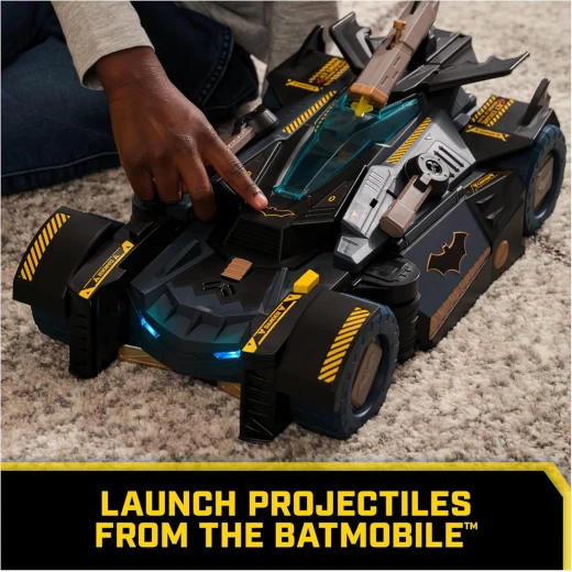 Spin Master Batman Ultimate Transforming Batmobile Playset 2 in1 Playset with Exclusive Figure, Glider, Lights & Sounds for Kids Aged 4+ - Spin Master - Image 6