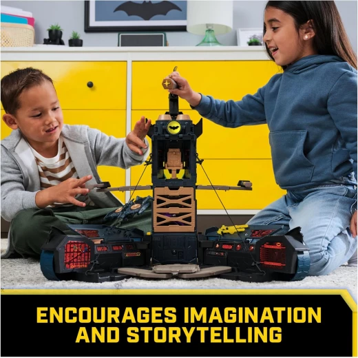 Spin Master Batman Ultimate Transforming Batmobile Playset 2 in1 Playset with Exclusive Figure, Glider, Lights & Sounds for Kids Aged 4+ - Spin Master - Image 5