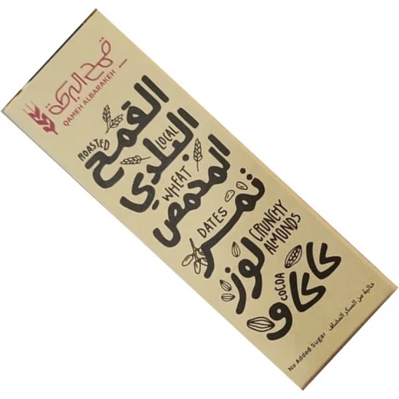 ألواح الطاقة المصنوعة من القمح مع الكاكاو 40 جرام من قمح البركة - قمح البركة