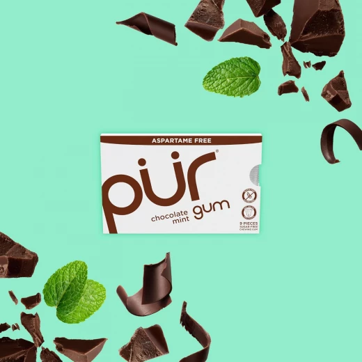 PUR GUM Chocolate Mint Blister 9PC - Pur - Image 2