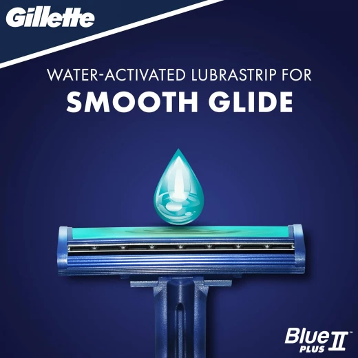 Gillette Blue 2 Plus Men's Razor 15+5 Blades - Gillette - Image 2