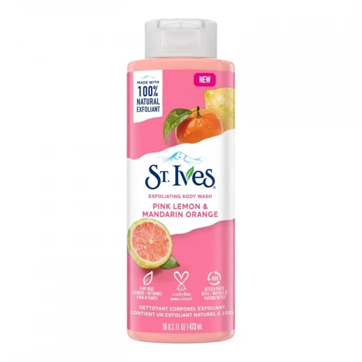 St.Ives Pink Lemon + Orange Body Wash 473ml - St. Ives - Image 3