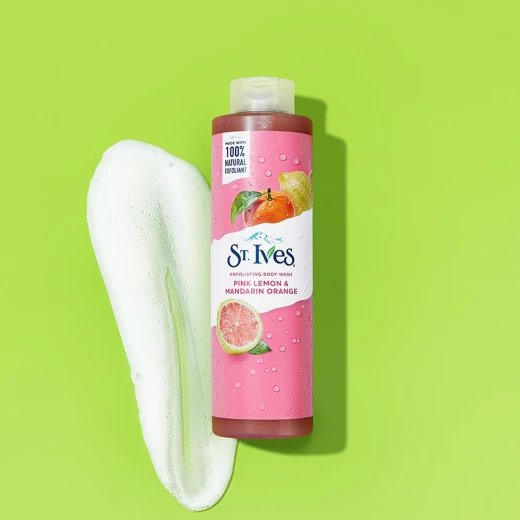 St.Ives Pink Lemon + Orange Body Wash 473ml - St. Ives - Image 2
