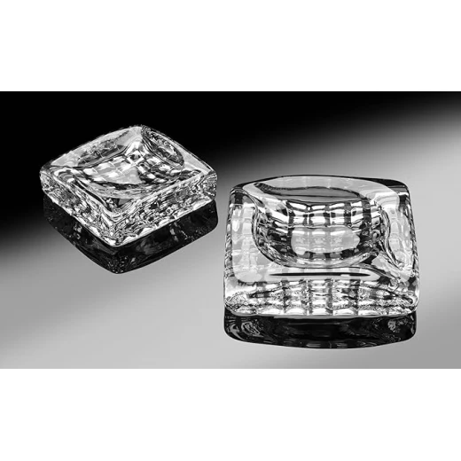 منفضة سجائر مربعة شفافة قطر 18×18 سم من اي في في - آي في في - Image 2