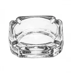 Libbey Sqaure Glass Ashtray Dia 9.5x9.5cm