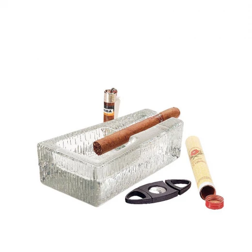 Libbey Cigar Ashtray , Glass L18 - W10 - H5cm - Libbey - Image 2