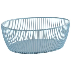 سلة سفارت قطر 24 × 19 سم ارتفاع 8 سم أزرق من اي بي اس