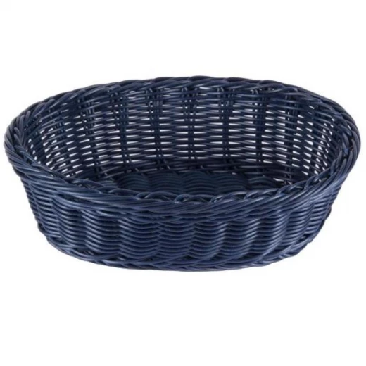 سلة بيضاوية من البولي بروبلين من قطر 23×16 سم، باللون الأزرق من تيبل كرافت سلة بيضاوية من البولي بروبلين من قطر 23×16 سم، باللون الأزرق من تيبل كرافت