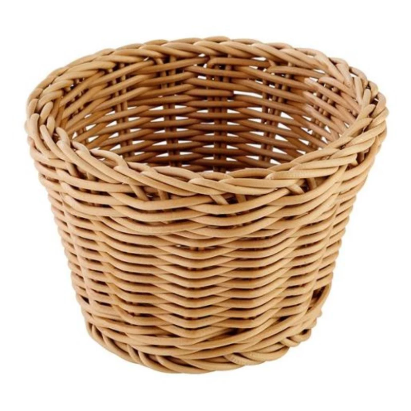 APS Round Basket Dia 13cm Hight 10cm Brown - APS