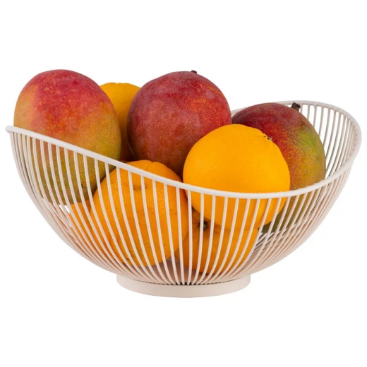 سلة سفارت قطر 29.5 × 25.5 سم ارتفاع 13.5 سم لون أبيض من اي بي اس - اي بي اس - Image 2