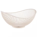 سلة سفارت قطر 29.5 × 25.5 سم ارتفاع 13.5 سم لون أبيض من اي بي اس - اي بي اس