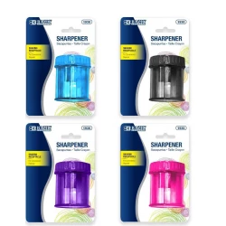 Bazic Single Hole Sharpener W/ Round Rec assorted