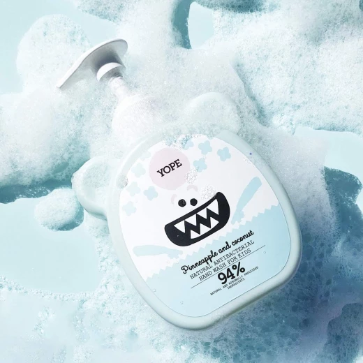 Yope Natural Antibacterial Hand Soap Pineapple And Coconut Flavour ,400 Ml - Yope - Image 2