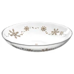 Leonardo Autentico Bowl Dia 32cm Clear With Gold Decoration - Leonardo