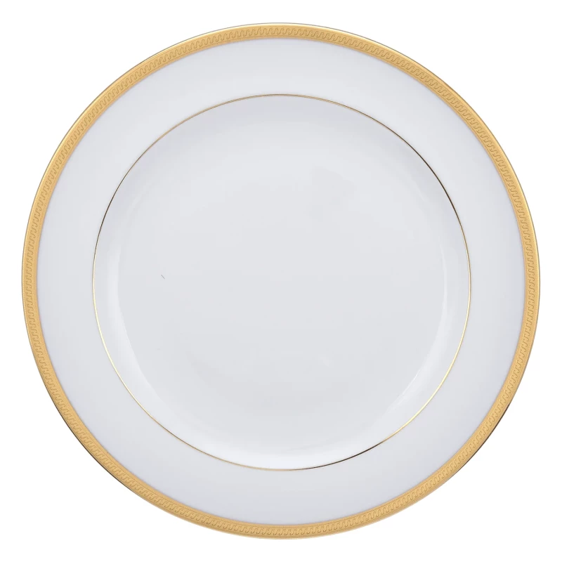 Falken Porzellan Dinner Deep Plate Dia 27cm Gold - Falken Porzellan