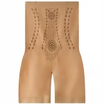 Thin style lightweight breathable tight long shape and tummy restoration shorts - Beige color - Seathany