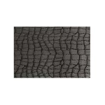 مفرش طاولة رفيع باللون الأسود/الرمادي 45×33 سم من اي بي اس - اي بي اس
