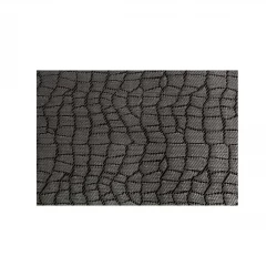 مفرش طاولة رفيع باللون الأسود/الرمادي 45×33 سم من اي بي اس