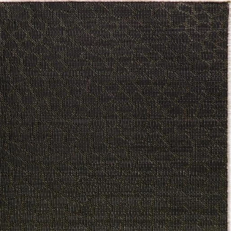 مفرش طاولة رفيع باللون الأسود/الفضي 45×33 سم من اي بي اس - اي بي اس